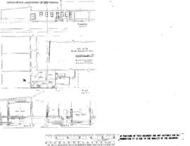 Northern Pacific Engineering Drawing, Freight House at Kennewick, Washington, 1941