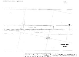 Plat Map of Northern Pacific Facilities at Babb, Washington, 1903