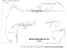 Plat Map of Northern Pacific Facilities at Butte-Silver Bow, Montana, undated