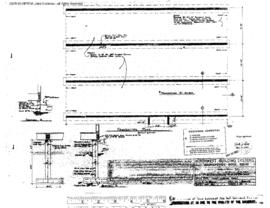 Northern Pacific Engineering Drawing, Yard and Freight Office at Yakima, Washington, 1983