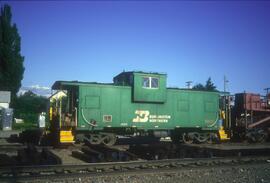 Burlington Northern 12529 at Ferndale, Washington in 1995.