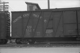 Northern Pacific Boxcar 5017, Bellingham, Washington, undated