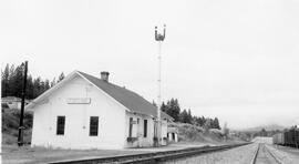 Great Northern Depot at Fortine, Montana, undated