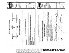 Burlington Northern Engineering Drawing, Unnamed Structure at Spokane, Washington, 1981