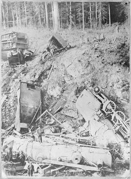A Chicago, Milwaukee, St. Paul & Pacific Railroad Company accident at Keechelus, Washington i...