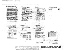 Northern Pacific Engineering Drawing, Yard Office at Stacy Street Hub, Seattle, Washington, 1985