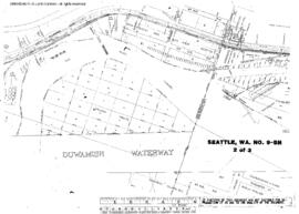 Plat Map of Northern Pacific Facilities at Seattle, Washington, undated