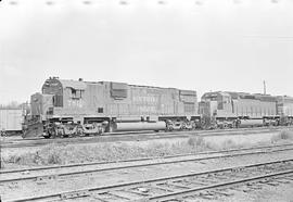 Southern Pacific diesel locomotive 7810 at Auburn, Washington in 1970.