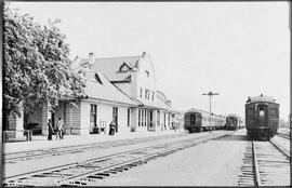 Northern Pacific station at North Yakima, Washington, circa 1920.