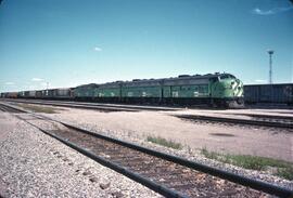 Burlington Northern diesel locomotives Number 774, Number 833, Number 784, Number 790 at Minneapo...