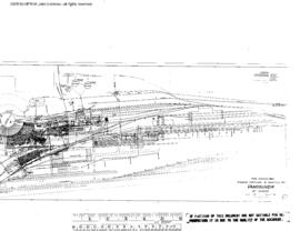 Spokane, Portland, and Seattle Railway Engineering Drawing, Sand Facilities at Vancouver, Washing...