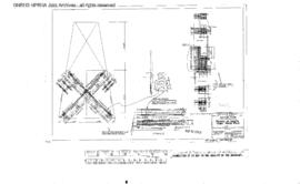 Northern Pacific Engineering Drawing: Bents Over Piers, Bridge 36 - Clark Fork River, West of Tho...