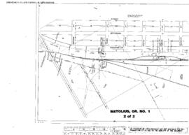 Plat Map of Oregon Trunk Facilities at Metolius, Oregon, 1948