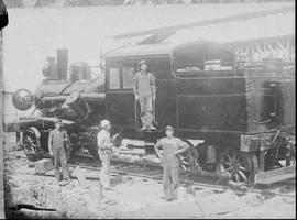Unidentified Steam Locomotive Number 1, circa 1925.