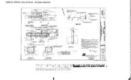 Spokane, Portland and Seattle Railway Engineering Drawing: Abutments, Bridge E26.2 - Beaverton Cr...