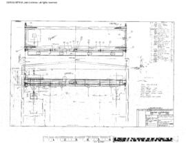 Great Northern Engineering Drawing, Diesel Repair Shop at Havre, Montana, 1968