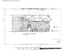 Great Northern Engineering Drawing, Pier 88 Warehouse and Offices at Seattle, Washington, 1971