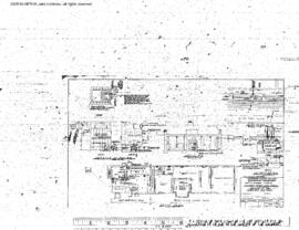 Northern Pacific Engineering Drawing, Depot at Garrison, Montana, 1961