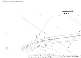 Plat Map of Great Northern Facilities at Naismith, Montana, 1966