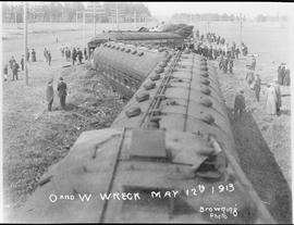 A Union Pacific Railroad accident at South Tacoma, Washington,in 1913.