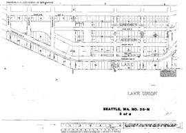 Plat Map of Northern Pacific Facilities at Seattle, Washington, 1922