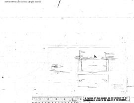 Great Northern Engineering Drawing, Fuel Oil Tank at Walton, Montana, 1939