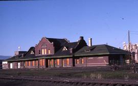 Northern Pacific depot in Ellensburg, Washington in 1987.