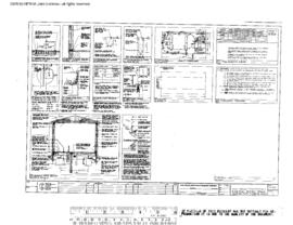 Burlington Northern Engineering Drawing, Modular Motor Car House, 1981