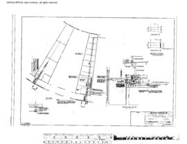 Great Northern Engineering Drawing, Engine House and Shop at Interbay, Washington, 1971