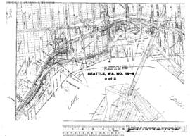 Plat Map of Northern Pacific Facilities at Seattle, Washington, 1915