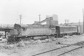 Burlington Northern diesel locomotive 4261 at Tacoma, Washington in 1970.