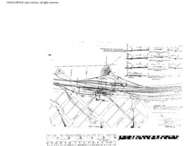 Northern Pacific Engineering Drawing, Depot at Bozeman, Montana, 1924