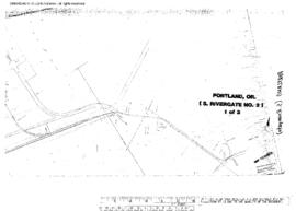 Plat Map of Union Pacific Facilities at Portland, Oregon, undated