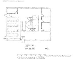 Burlington Northern Engineering Drawing, Yard Office, undated