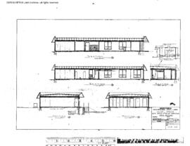 Spokane, Portland, and Seattle Railway Engineering Drawing, Depot, Office and Freight Warehouse a...
