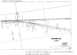 Plat Map of Northern Pacific Facilities at Rocker, Montana, undated