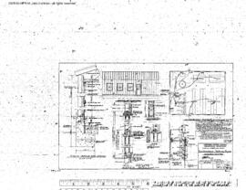 Northern Pacific Engineering Drawing, Switchmen's Service Building at Auburn, Washington, 1957