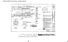 Spokane, Portland and Seattle Railway Engineering Drawing: Piers, Bridge E26.2 - Beaverton Creek,...