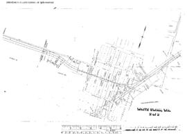Plat Map of Northern Pacific Facilities at White Swan, Washington, 1952