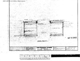Northern Pacific Engineering Drawing, Unnamed Structure at Grangeville, Idaho, 1970