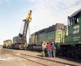 Burlington Northern accident at Pasco, Washington in 1981.