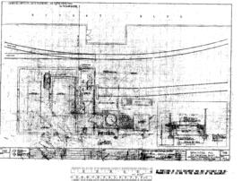 Northern Pacific Engineering Drawing, Tie Treating Plant at Brainerd, Minnesota, 1980