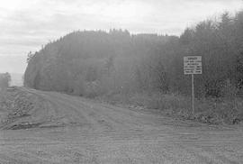 Weyerhaeuser Company Log Reload Facility at Curtis, Washington in November, 1975.