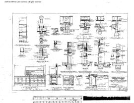 Northern Pacific Engineering Drawing, Building for Lemhi Telephone Company at Salmon, Idaho, 1951