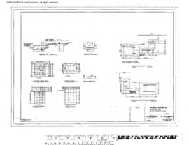 Great Northern Engineering Drawing, Diesel Repair Shop at Havre, Montana, 1967