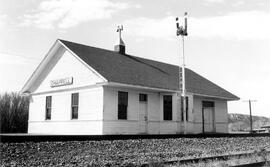 Great Northern Depot at Chappell, Montana, undated