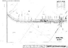 Plat Map of Northern Pacific Facilities at Hite, Washington, 1913