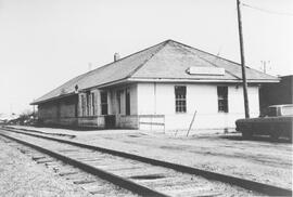Great Northern Depot at Langdon, North Dakota Depot, circa 1967 or later