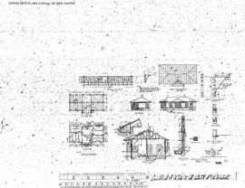 Northern Pacific Engineering Drawing, Depot and Agents Dwelling at Arrow Junction, Idaho, 1927