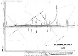 Plat Map of Spokane, Portland, and Seattle Railway Facilities at Saint Helens, Oregon, 1915